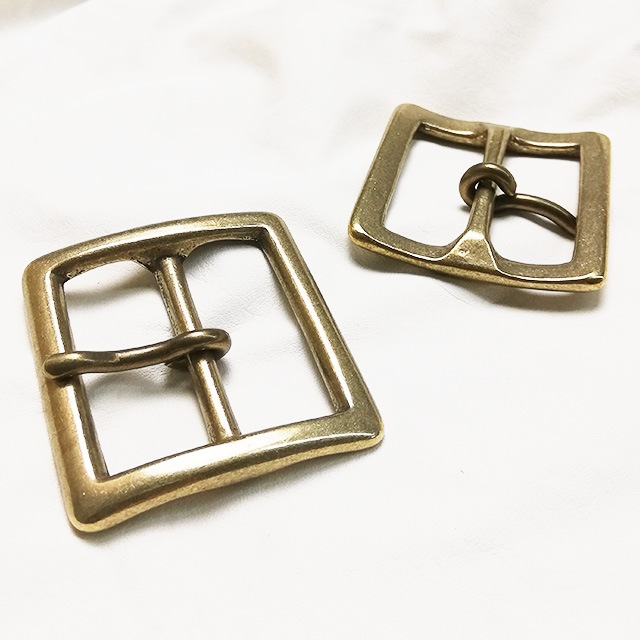 真鍮製バックル415【40mm】真鍮生地
