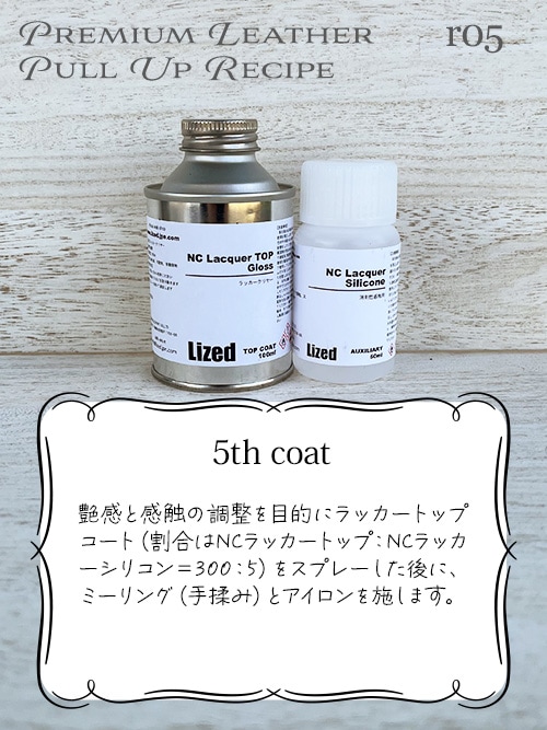プレミアムレザー / プルアップ仕上げのレシピ