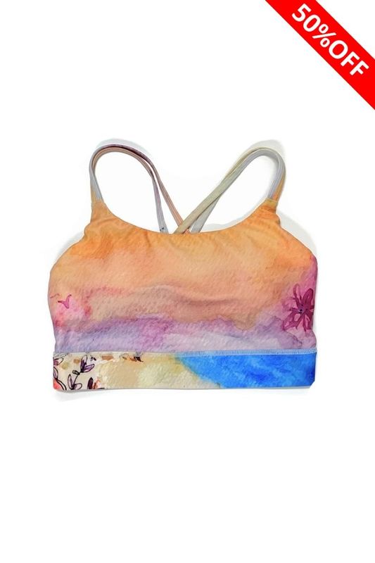 THE RED BOARD FITNESS BRA TOP