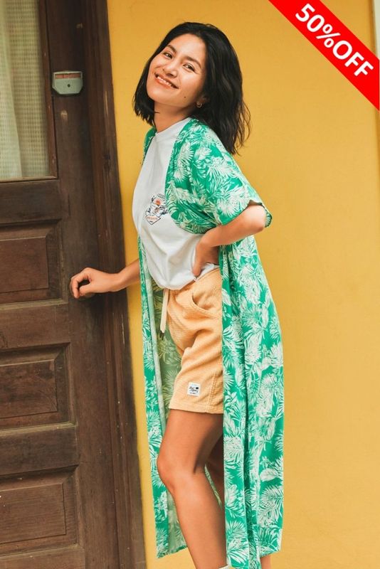 BOTANICAL LONG CARDIGAN OP
