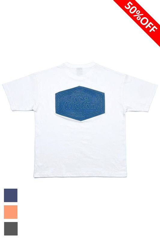 3D DENIM EMBLEM TEE