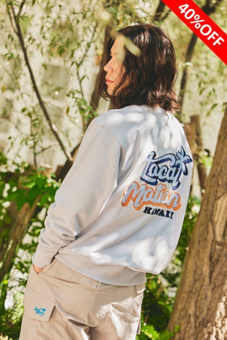 佐*龍様 値下げローカルモーション 24 EMBLEM PATCH SWEAT上 佐*龍様 値下げローカルモーション 24 EMBLEM PATCH SWEAT上