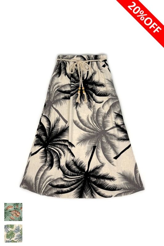 HEMP RAYON SKIRT