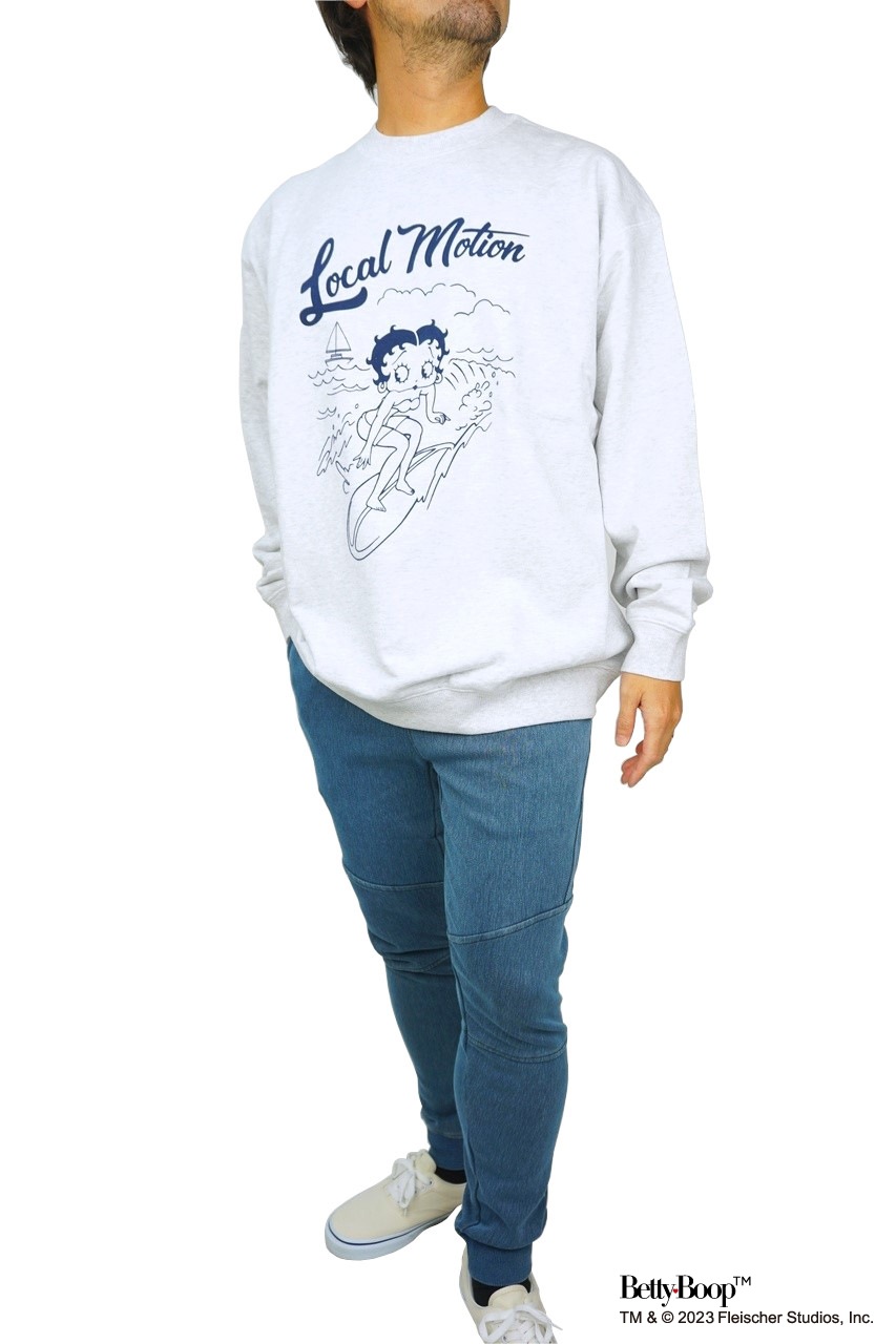 LOCAL MOTION/BETTY/ FLOCKY SWEATSHIRT