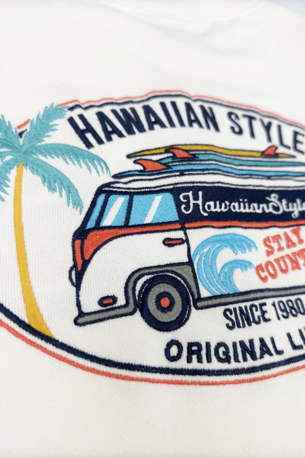 OVAL BUS STITCH SWEAT