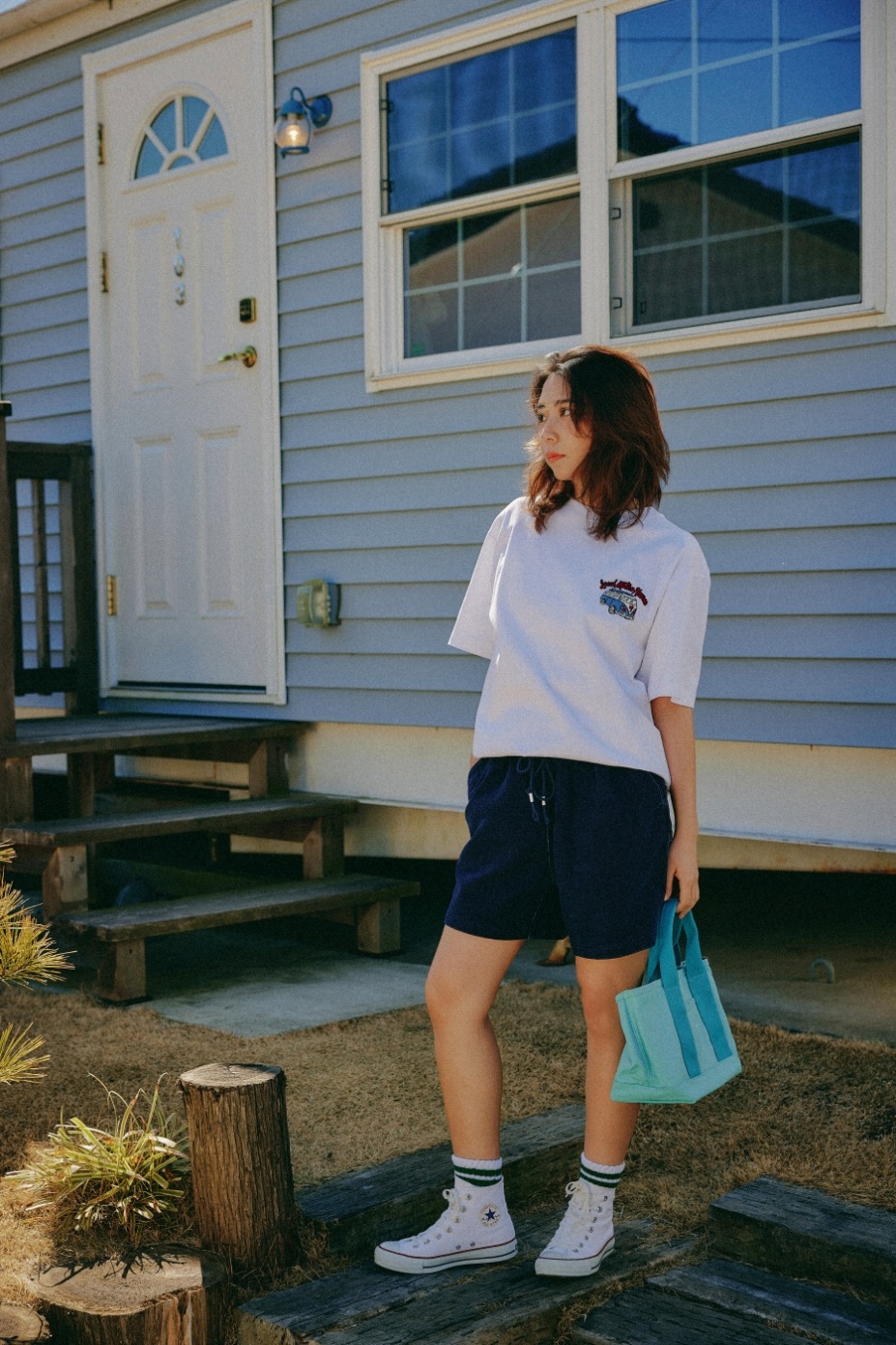 DENIM SHORTS
