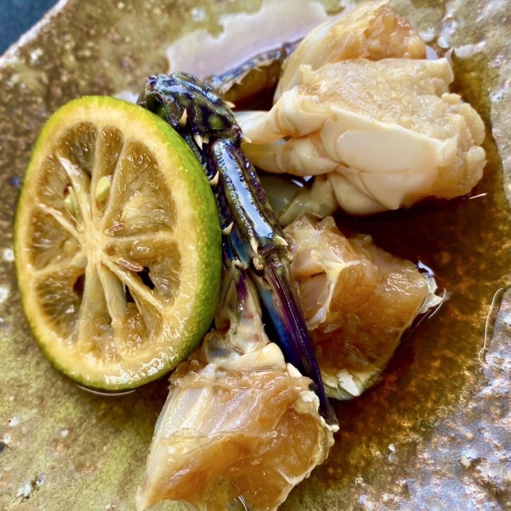 浜名湖産タイワンガザミオス沖漬け　1杯約250g