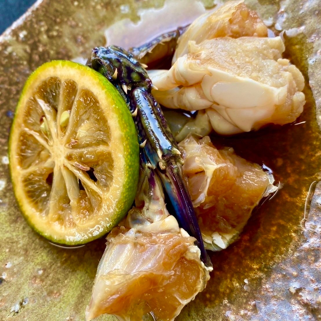 浜名湖産タイワンガザミオス沖漬け　1杯約250g