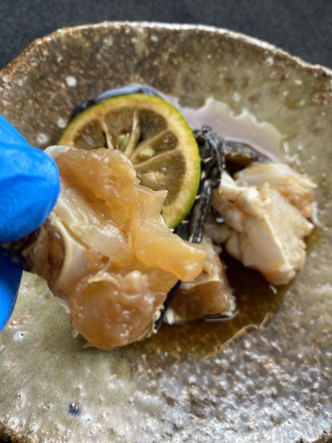 浜名湖産タイワンガザミオス沖漬け　1杯約250g