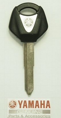 YAM10-GN ヤマハバイク純正合鍵作成 スペアキー作成　イモビライザー合鍵(別途登録必要)黒キー-ロックドクターオンラインショップ
