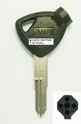 1670スペアキー 楽天市場】1170 カワサキ 純正 ブランクキー KL250 KLX250 KLX300