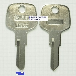 M108 スバル SUBARU ブランクキー 合鍵作成 スペアキー作成 旧車
