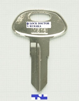 M316 スズキ バイク 旧車 ブランクキー 合鍵作成 スペアキー作成 | M番