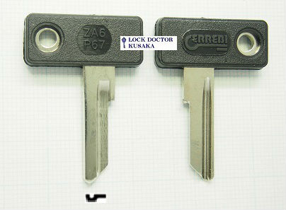 ZA6P-ERREBI ZADI ブランクキー スペアキー作成 合鍵作成 | ERREBI