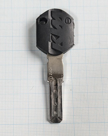 1421 スペアキー カワサキ《Ninja ZX-14R》イモビライザー対応エンジン始動スペアキー