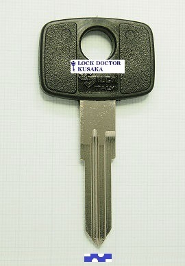 HU46P-SILCA ロータス オペル ブランクキー スペアキー作成 合鍵作成