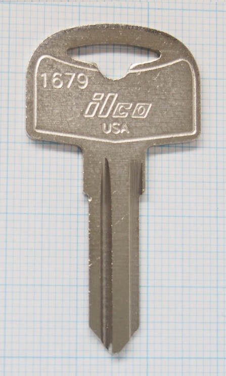 1679-ILCO COLE-HERSEE BLUE-BIRD ブランクキー 合鍵作成 スペアキー