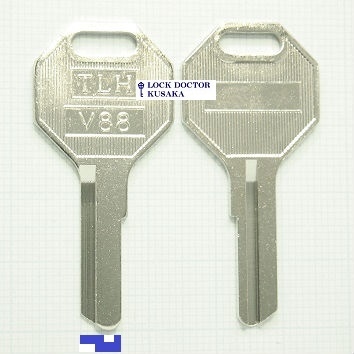 V88 コマツ コマツ重機 ブランクキー 合鍵作成 スペアキー作成 | TLH