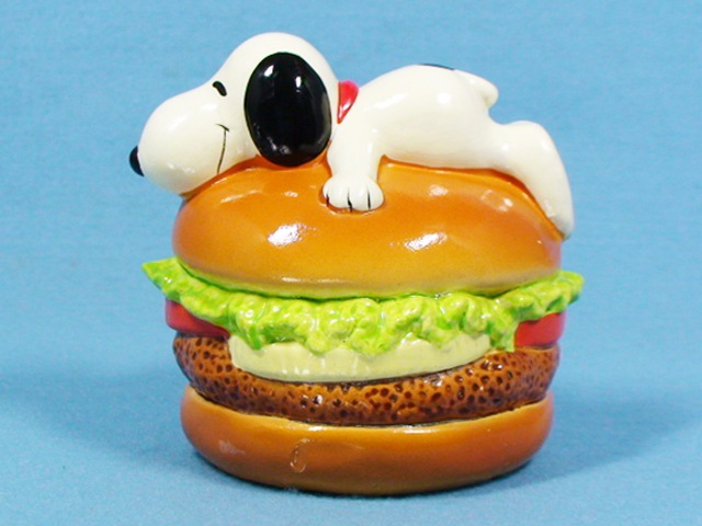 送料無料】ビンテージ Determined '82 スヌーピー ジャンクフード Bank