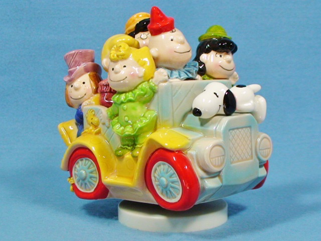 ビンテージ Schmid '85 スヌーピー オルゴール Clown Capers 限定品