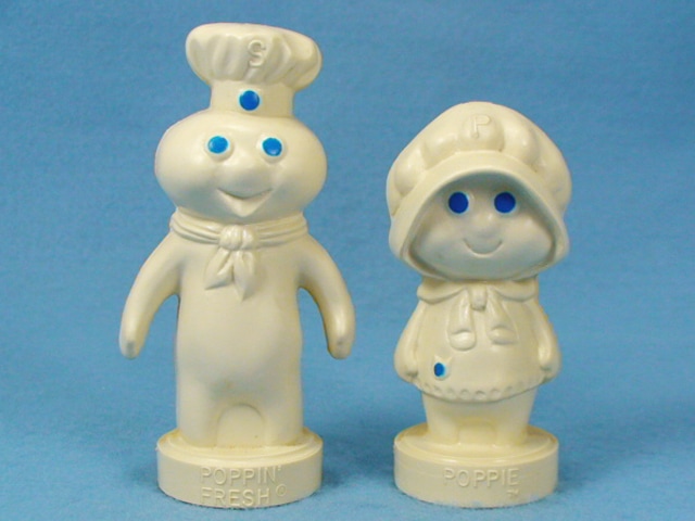�ӥ�ơ�����Pillsbury��'74���ɥ����ܡ�����Poppin Fresh & Poppie Fresh��S&P Shaker