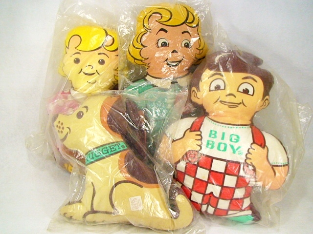 レア！ 70’s BIG BOY ビッグボーイ ビンテージ ソフビ TOY 黒靴 ☆レア！ 1970's BIG BOY ビッグボーイ ビンテージ ソフビ 黒靴