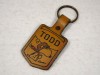 ビンテージ Aviva 1970〜80's スヌーピー レザーキーホルダー　フライングエース “TODD”|タグ＆キーホルダー|ビンテージ　ピーナッツ