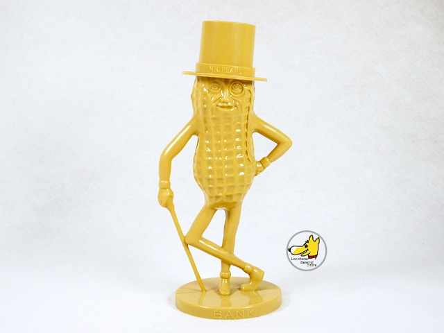 ビンテージ PLANTERS '60s Mr.Peanut Coin Bank ミスターピーナッツ コインバンク-Locohana General Store 公式アウトレットストア てる様 専用 レア! ミスターピーナッツ コインバンク 光るカラー 雑貨