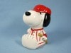 ビンテージ　Determined 70’ スヌーピー Hat シリーズ Bank ベースボール|貯金箱|ビンテージ　ピーナッツ