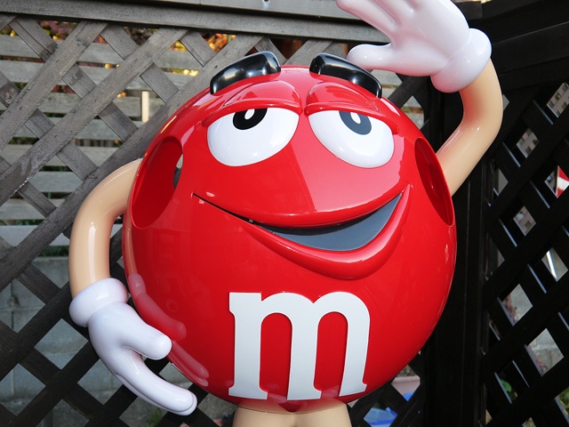 ビンテージ M&M's Store Display ストアディスプレイ レッド