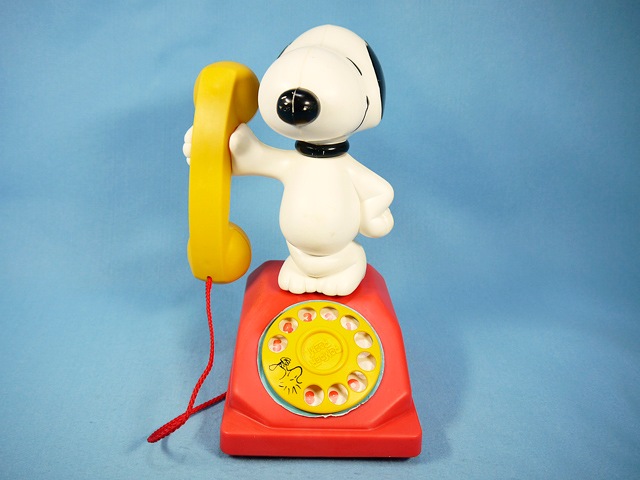 ビンテージ HASBRO 80' スヌーピー Snoopy Whirl N' Twirl Phone