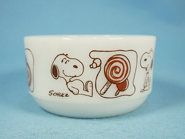 【極美品】ファイヤーキング スヌーピー スイーツボウル e069 極美品】ファイヤーキング スヌーピー スイーツボウル e069 【公式通販】