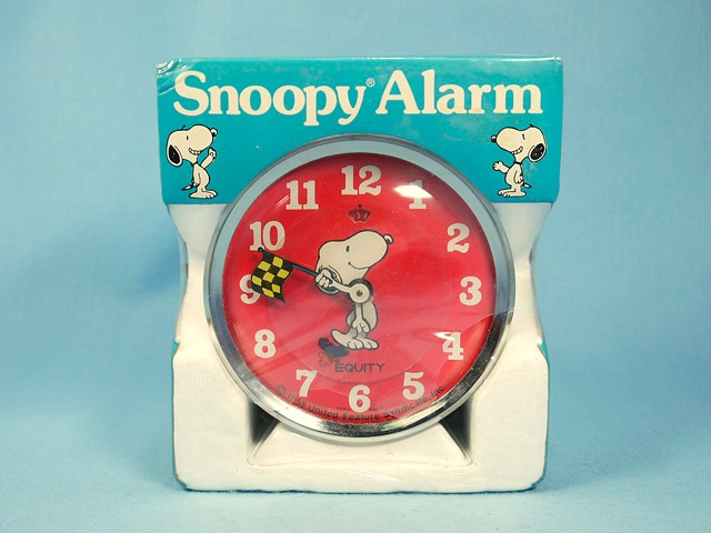 送料無料】ビンテージ Equity '80s スヌーピー Snoopy Alarm 目覚し