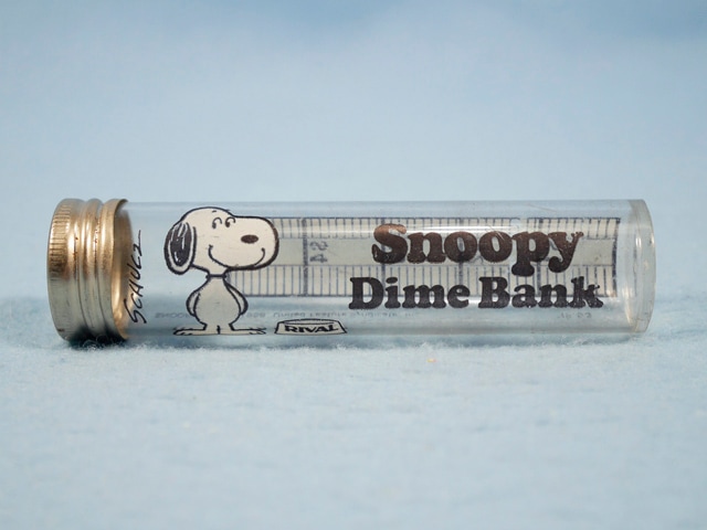 スヌーピー 70s ビンテージ Rival Dog Food '70s スヌーピー Snoopy Dime Bank