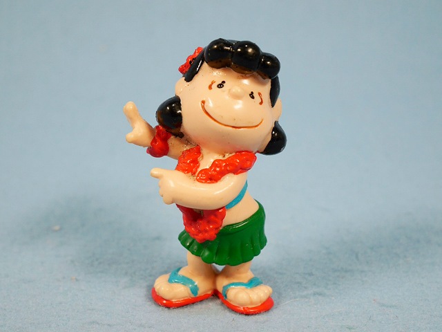 ビンテージ Applause 90' スヌーピー PVC フィギュア フラ ルーシー