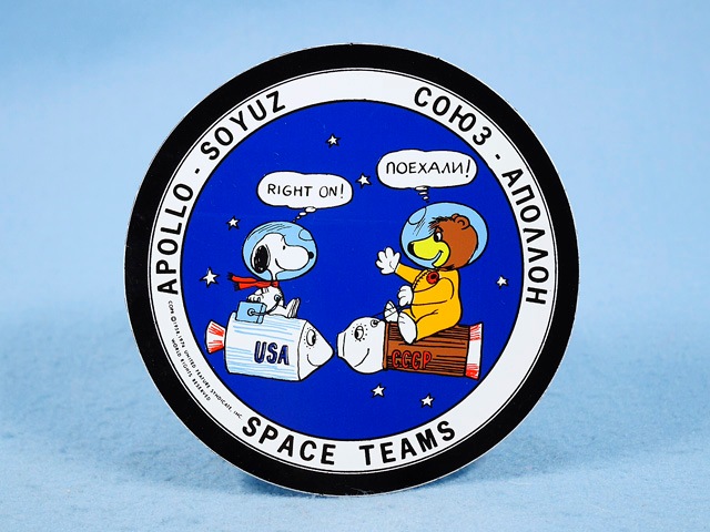 ビンテージ '70s スヌーピー APOLLO SOYUZ ステッカー アポロ