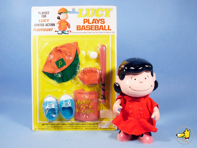 70s Determined Lucy Action Doll Baseball Series Vintage