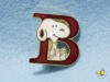 ビンテージ　Aviva 1970〜'80s  スヌーピー Pin　『 B 』　レッド|アクセサリー|ビンテージ　ピーナッツ