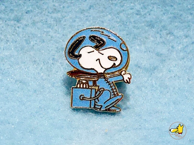 レア 70' AVIVA スヌーピー アストロノーツ ピン ビンテージ Aviva '70s スヌーピー アストロノーツ Tie tack Pin