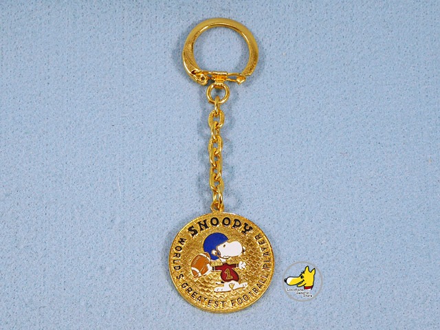 ビンテージ Aviva 1970～80's スヌーピー キーホルダー フットボール