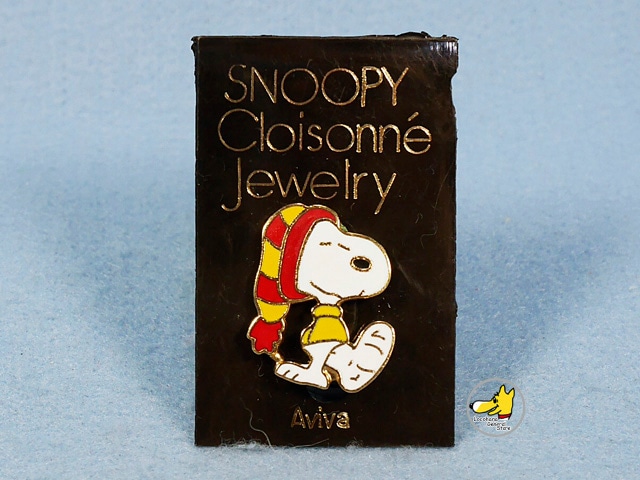 ビンテージ Aviva 1970～80's スヌーピー Pin スヌーピー ケガ 新品