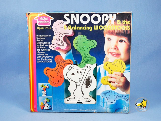 ビンテージ Hasbro '83 スヌーピー Snoopy & 5 Balancing Woodstocks