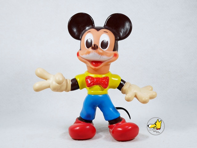 ビンテージ　ミッキーマウス　ラバードール　1960年代 イタリー製 ビンテージ Ledraplastic '60s MICKEY MOUSE ミッキーマウス ラバー