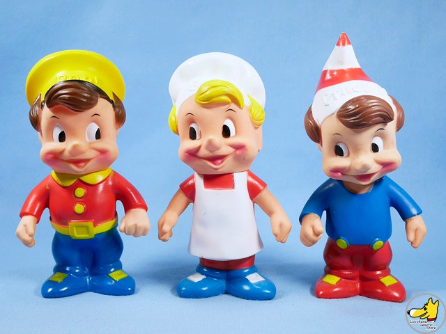 ビンテージ '70s Kellogg's シリアル ケロッグ トリオ 腕下げ 3体