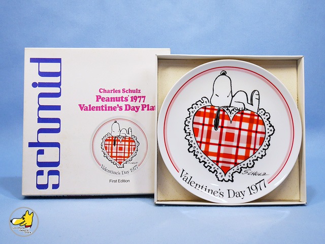 1977年 ビンテージ スヌーピー schmid プレート 皿 日本未発売 ピーナッツ vd  ビンテージ Schmid \u002777 スヌーピー Mother\u0027s Day 1977年 Plate 壁掛け