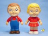 ビンテージ　'70s　Campbell Soup Kid　キャンベルキッズ　男の子女の子　2体セット|ビンテージ　アドバタイジング