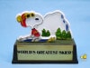 ビンテージ　Aviva　1970〜80's スヌーピー　トロフィー　Wサイズ　WORLD'S　GREATEST　SKIER！