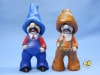 ビンテージ　Pappy Parker　'70s　パピーパーカー　ソフビ　ブラウン＆ブルー　セット