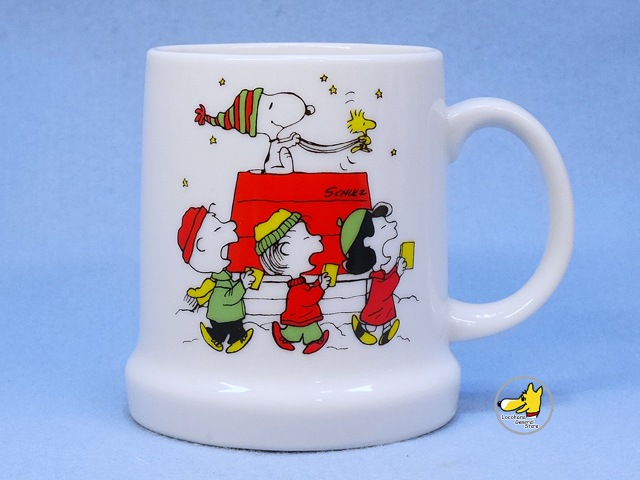 ビンテージ Determined '75 スヌーピー Christmas steins クリスマス