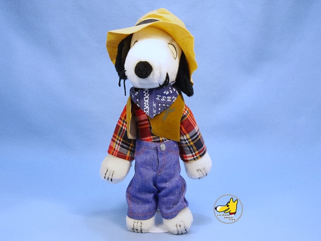 ビンテージ Determined '80s スヌーピー Plush ドール スパイク 12